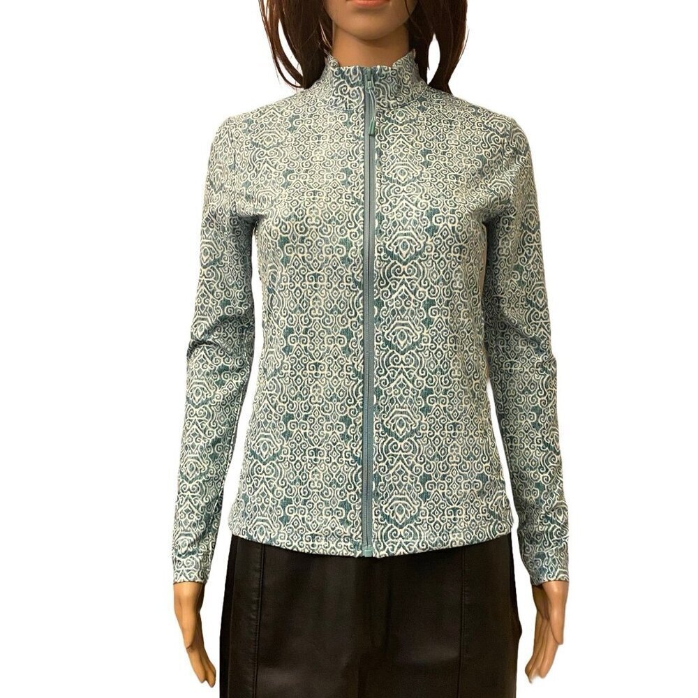 Tommy Bahama Women’s XS Ikat Full Zip Jacket Active UPF 50 Quick Dry Stretch NWT